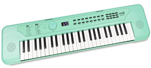 RockJam 49 Key USB Keyboard Piano with Lessons & Keynote Stickers