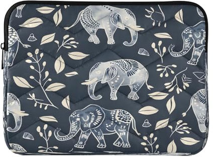 Elephant Handrawn Laptoptasche, 33-35,6 cm (13 - 14 Zoll), tragbare Tasche, Schutz, Computer-Tragetasche