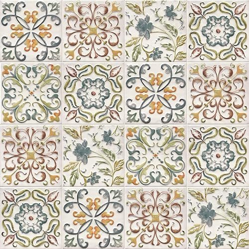 Wudnaye Faux Tile Peel and Stick Wallpaper for Kitchen Backsplash 17×118