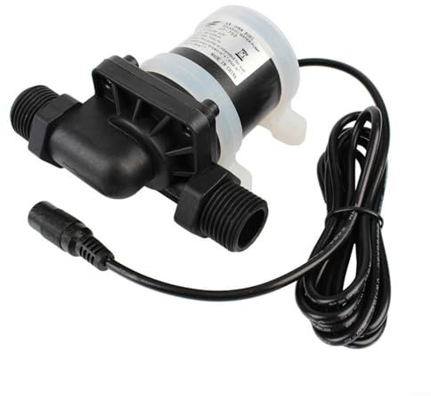 HOHOVYVY Wasserpumpe,DC 12/24V Brushless Solar Motor Wasserpumpe Fußbodenheizung Booster Pumpe