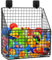 Grand panier de rangement pliable en métal pour jouets de bain, douche, panier de douche mural à suspendre, support de jouets de bain pour baignoire pour trier les jouets/vêtements/articles de
