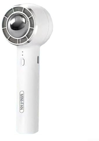 Innovativo dispositivo di raffreddamento portatile progettato per essere compatto e silenzioso; ricarica tramite USB mentre ti godi una brezza rinfrescante (bianco)