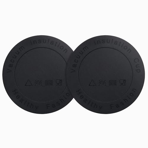 Snowfall Silicone Bottom Protectors for 40-50 oz Tumblers, Fits Stanley IceFlow 40 oz, Yeti 46 oz Rambler, Owala FreeSip 40 oz and Other Tumbler with 75mm Diameter (2 Pack 2.95/75mm)