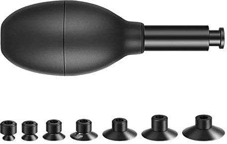 Extractor de lentes de cámara con ventosa antiestática extendida con 7 ventosas intercambiables para reparación de lentes