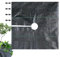 Seyrnicay Bâche de Sol de Jardin | Tissu bloqueur d', Housse d'arbres fruitiers Noirs avec Clous de Sol pour Serre, Terrain de Jeu, parterres de Fleurs, Gazon Artificiel, terrasse, tentes