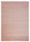 WECONhome Teppich Wohnzimmer 160x230 cm – Uni Design – Altrosa