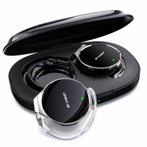 Open Ear Wireless Earbuds with Ear Hook, 52H Playtime Bluetooth 5.4, | Lightweight Comfort Fit, Dual Device Connection, Clip-On Design for Sports and Work (Black)