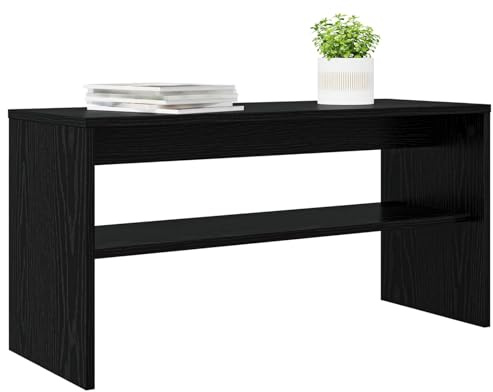 vidaXL TV-Schränk 80 x 30 x 40 cm Schwarz Eichen-Optik Holzwerkstoff