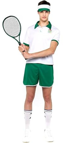 ZZ DISFRAZZES | Retro-Tennis-Kostüm für Herren