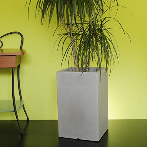 Koll Living Design Topf Atlantis 30 cm - steinoptik- ideal für Ihren Garten, Terrasse oder Balkon