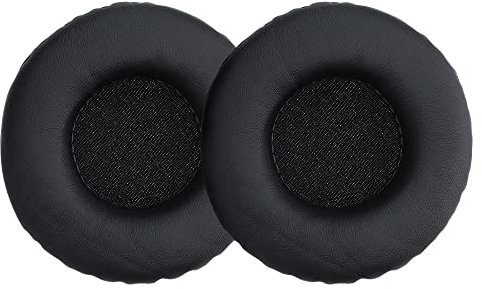 kwmobile 2x Earpad Compatible with Skullcandy Hesh 2.0 - Replacement Foam Earpad Cushions for Headphones - Black