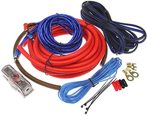 Create idea Professional 2000w Car Amplifier 4AWG Wiring RCA Audio 100Amp Fuse Cable Set