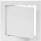White Access Panel Door Opening Flap Cover Plate - 12 x 12 / 300 x 300 mm - Plumbing, Electricity, Alarm Wall Access Panel for Drywall - Box Door Lock - Latch