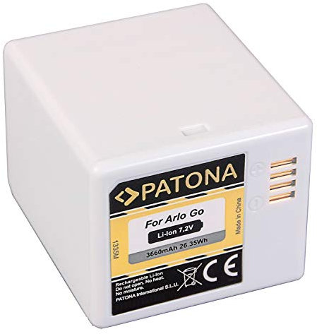 PATONA Akku Kompatibel mit Arlo Go, VM4410, VML4030-3660mAh
