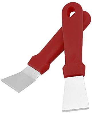 2 Pcs Cleaning Scraper Oven Cleaning Utensils Stainless Steel Scraper for Cleaning of Kitchen Utensils