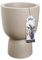 Elho Pure Coupe 35 - Pot De Fleurs pour Intérieur & Extérieur - Ø 34.9 x H 49.0 cm - Beige/Greige