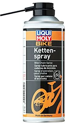 Kettenspray, für Fahrräder und E-Bikes, 400 ml, schützt vor Korrosion, neutral gegenüber Kunststoffen, Lacken und Metallen, biologisch abbaubar