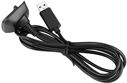 STARWAVE Super Long Charging Cable USB Charger Rechargeable Battery Pack Cable Cord Suitable for Xbox for 360 Controller Black(Black)