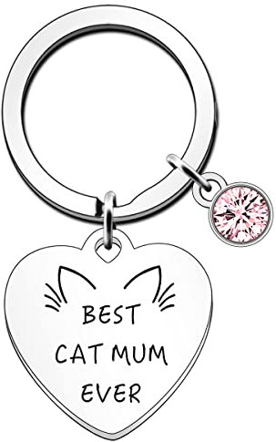 JETTOP Funny Cat Mum Gift from Cat Cat Lover Mum Cat Mum Birthday Christmas Best Cat Mum Ever