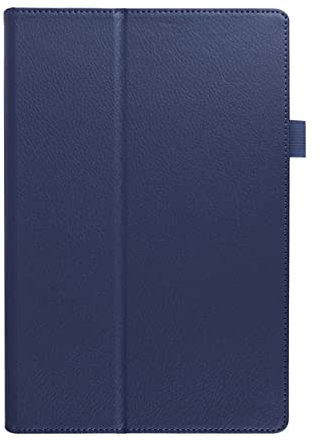 INSOLKIDON Kompatibel mit Sony Xperia Tablet Z - 10.1 inch Tablet Hülle mit Standfunktion Slim PU Leder Schutzhülle [Auto Schlaf/Aufwachen] Schutzhülle mit Ständer Funktion (Marineblau)