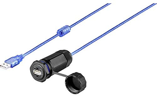 Renkforce USB 2.0 Cable [1x USB 2.0 Female A - 1x USB 2.0 Female A] with Protective Cap