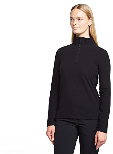 Peter Storm Women's Bracken Half Zip Fleece with Fitted Collar & Hem, Lightweight 60g Brushed Microfleece Midlayer Pullover, Ideal for Walking, Hiking & Outdoor Recreation