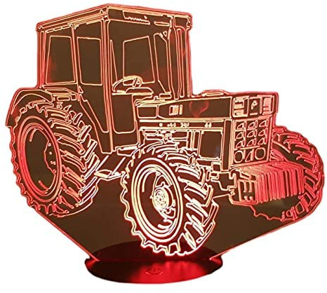 3D-LED-LAMPE. IH. Traktor.
