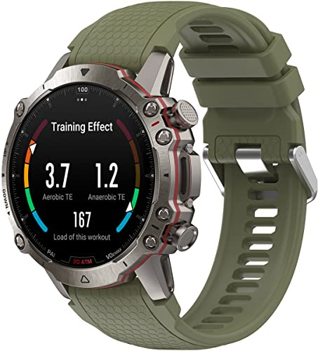 BBZ 22 mm Quick Fit Sport Silikon Ersatzbänder Armband kompatibel mit Amazfit Falcon Armband Smart Watch