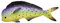 WitnyStore Kleiner Kühlschrankmagnet, Motiv: Mahi-mahi Delphinfish Dorado Fisch, handgefertigt, Kunstharz, 3D-Meeresäuger, Meeressäugetiere, dekorative Magnete für Kühlschrank-Magnetbrett
