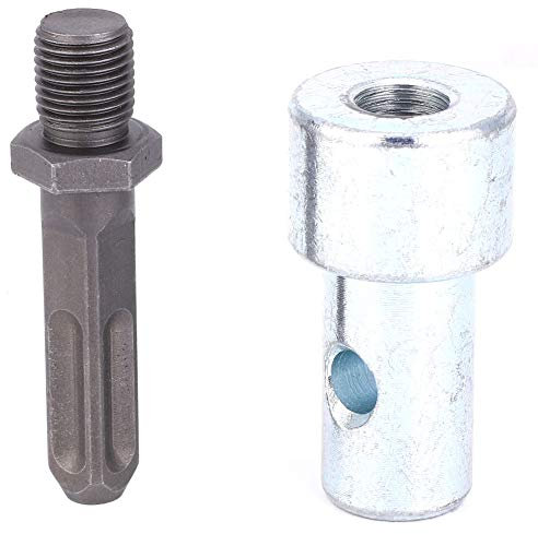 Quadratischer 4-Gruben-Bohrer-Adapter, Multifunktional, Praktischer Bohrer-Verlängerungsadapter Für Elektrisches Hammer-zu-Erdbohrer-Verbindungswerkzeug