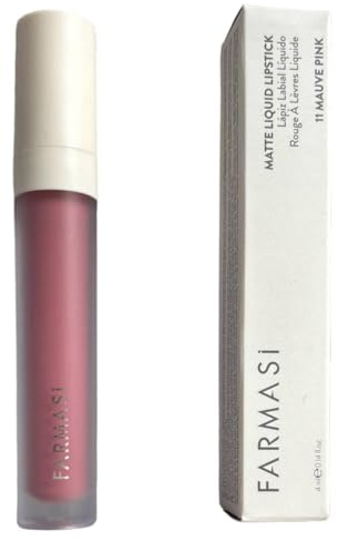 FARMASI Lippenstift MAUVE PINK 11 Waterproof Liquid Lipstick Gluten Free, Paraben Free 0.14 fl.oz / 4 ml