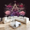 Papier Peint Photo intissé 250 x 175 cm- Rose Étoile À Cinq Branches Thème - Décoration Murale Poster Salon Chambre à Coucher - Géant Affiche Décoration