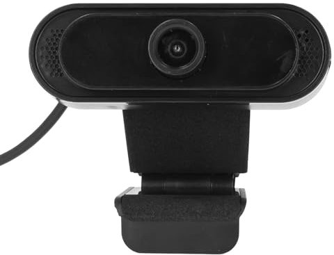 Jopwkuin Webcam 1080P, Plug and Play USB Web Camera con Riduzione del Rumore, Microfono Regolabile a 45 Gradi Ad Alta sensibilità per Laptop per WIN7 8 10