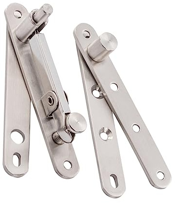 Anneome Detachable Rotating Hinge Metal Kitchen Hinges for Cabinet Loft Door Outdoor Use
