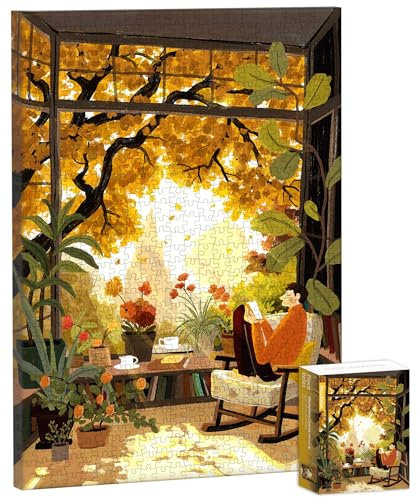 PieceRelax Puzzle Wandbild – Paco Yao - Autumn Weekend | DIY-Puzzle zum Aufhängen | Wanddeko für Zuhause & Büro [HN1461]