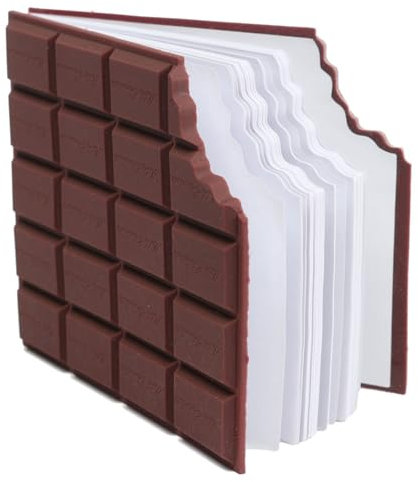 Schokoladenduftgeschmack Notizblock, 70 Blätter kreativer Message Pad, selbstklebender wiederverwendbares Taschenschreibbuch, Schokoladen-Memo-Pads für School Stationery Geschenk