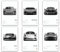 Sportwagen Poster Supercar Leinwanddrucke Schwarz-Weiß-Rennwagen-Wanddekoration Moderne Auto-Wandkunst für Jungen Zuhause Schlafzimmer Büro Wohnheim Zimmerdekoration (6 Stück 20 x 30 cm Ungerahmt)