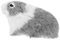 TOYANDONA Kuscheltier Hamster Figur Realistisches Hamster Modell Für Dekoration Weiße Farbgebung