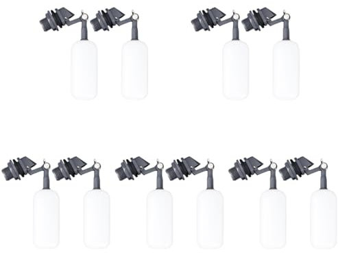 Housoutil 5 Sätze Mikroschwimmerventil Doppelt Erweiterbarer Gartenschlauch Rohr Duschventil Mini-pom-schwimmerventil Strahldüse Gartenschlauch Ventil Luftventil Tank Plastik 2 Stück * 5