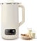 20 Oz Soy Milk Maker - Automatic Almond Milk Machine for Homemade Plant-Based Milk, Oat and Soybean - Stainless Steel Milk Maker with Delay Setting and Self Cleaning (White)