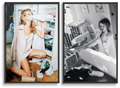 Duboueu 2 PCS Kate Poster Moss Music Vintage Retro Cover Poster Für Zimmer, Ästhetische Leinwand-Wandkunst, Schlafzimmer-Dekor Poster 12x18inch(30x45cm)