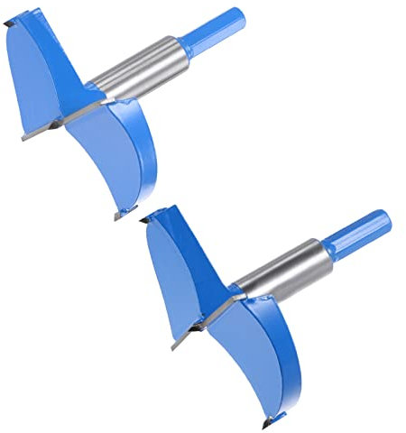 QUARKZMAN Wolframkarbid-Forstner-Bohrer-Set 80mm 85mm, Holzbearbeitung Holzlochöffner Scharnierlochbohrer Bohrer Cutter