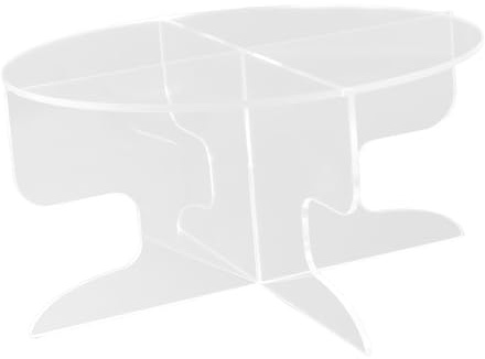 Toyvian Acrylic Beverage Dispenser Stand Clear Water Dispenser Holder for Pitchers and Cake Displays Space-Saving Support for Home Gatherings Restaurants Cafes Easy to Clean and Maintain