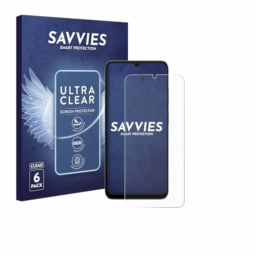 Savvies Schutzfolie für Doogee Note 56X Pro | 6 Stück Transparenter Displayschutz Made in Germany Ultra-Klar Displayschutz-Folie