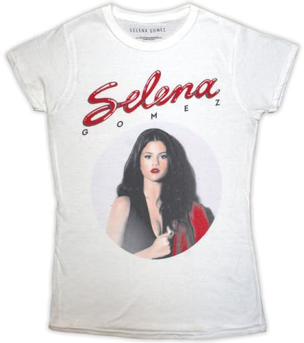 T-Shirt # L White Femmina # 80's Glam