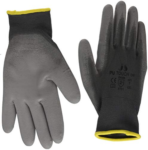 STAFFL 90502 Schutzhandschuh PU-Touch grau Gr. 7 EN388 Kategorie II
