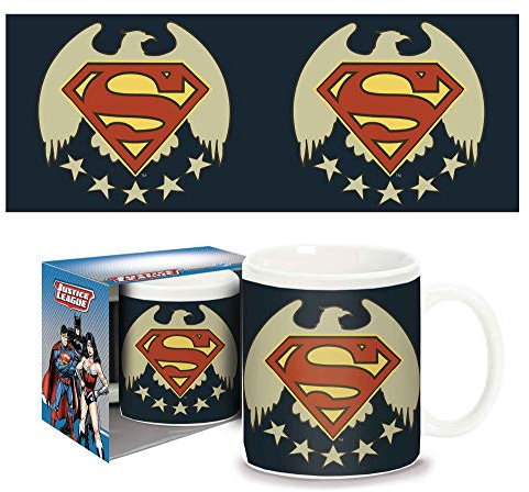 empireposter Superman - Logo - Eagle - Keramik Tasse - Größe Ø8,9 H10,5cm