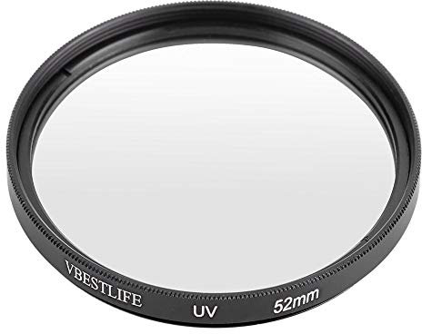 Makro Einzelne DSLR Kamera UV Sonnenfilter,Universal Premium Ultra Slim UV Filter, Linsenschutzfilter, Wasserdichter Kratzer Staub Fingerab Druck resisatance(52mm / 2.05in)
