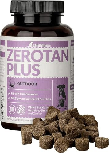 Schnüffelfreunde Zerotan Plus I Mit Schwarzkümmelöl und Kokosöl - Z-Snack für Hunde (150g - ca. 180 Stück)
