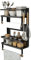 EASTTOWEST Magnetisches Gewürzregal, 4 Ebenen, magnetisches Regal für Kühlschrank, Kühlschrank, Organizer mit 2 Papierhandtuchhaltern und 5 abnehmbaren Haken, mattschwarz